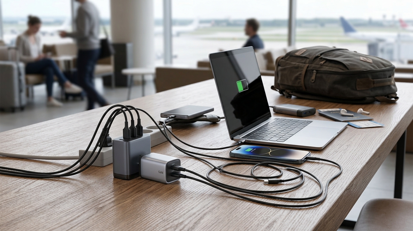 Best 2-Port vs 3-Port GaN Chargers for Travel: How to Avoid Slowdowns When Charging Multiple Devices