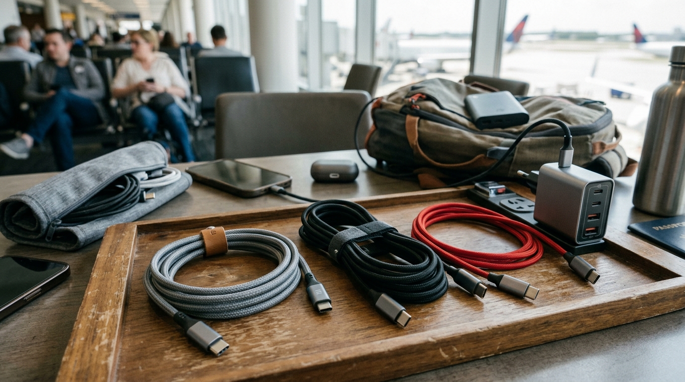 Best USB-C Cables for Travel: 60W vs 100W vs 240W (E-Marker, Length, and Durability)