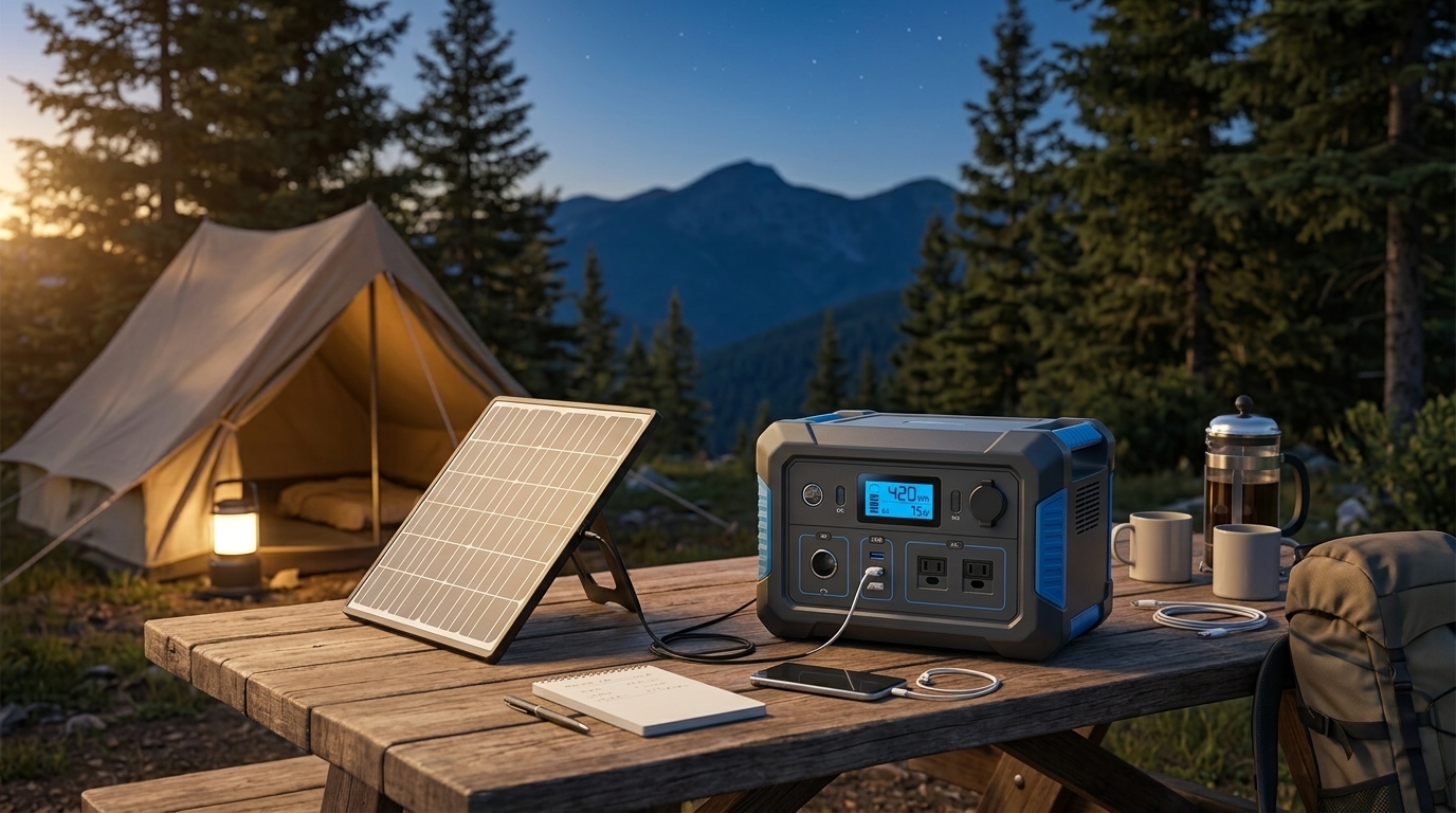 Portable Power Station Sizing: Wh vs Watts (A Simple Calculator for Camping and Outages)