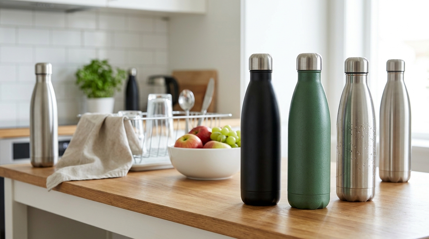 Stainless Steel Water Bottles: 18/8 vs 18/10, Paint Durability, and Dishwasher-Safe Myths