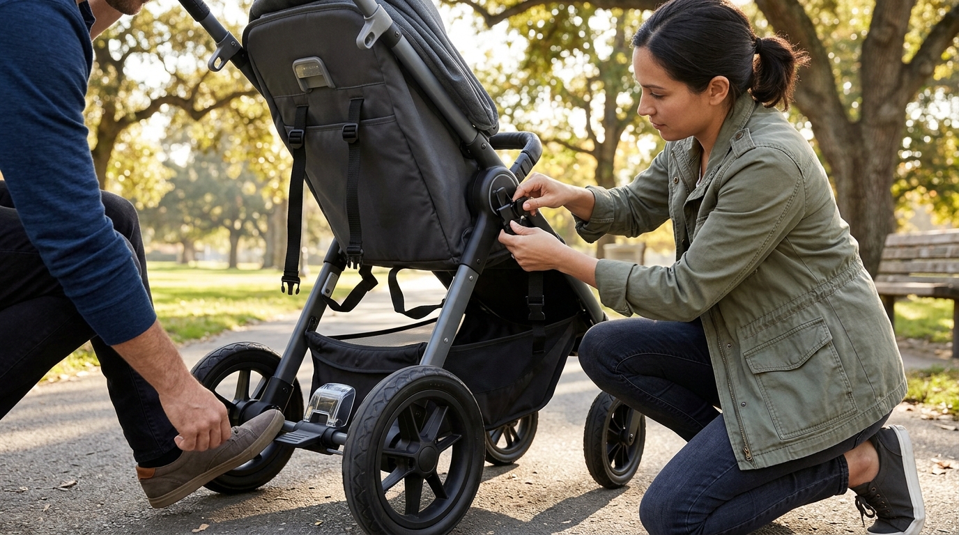 Stroller ‘Safety Features’ That Actually Matter: Harness Adjustments, Tip-Resistance, and Brake Checks (Not Marketing)
