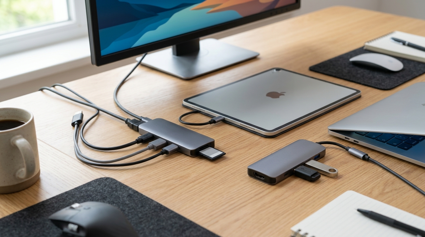 USB-C Hubs for iPad and Laptops: Avoiding Compatibility Traps (Power Pass-Through, 4K Output, and SD Speed)